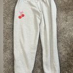 Gray Sweatpants Boutique with Cherry graphic Size XXL Photo 0