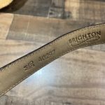 Brighton  leather belt‎ brown medium floral pouch included Photo 4