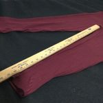 SHIMBXY Ribbed Burgundy Knit High Waisted Stretchy Leggings Pants M Red Size M Photo 3