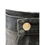 Pretty Little Thing PrettyLittlethings Black Distressed Denim Jean Shorts Size 4 Photo 2