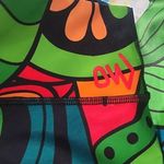 Colorful Yoga Capri Leggings Made in Columbia Red Size XXS Photo 6