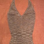 Wild Fable Brown Halter Mini Knit Dress Photo 2