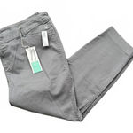 Old Navy New  Pixi Chino Women's Pants Size 18R Ankle Cropped Khaki Olive Cotton Photo 0