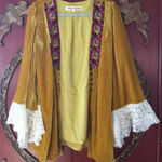 Free people stunning Wanderlust velvet jacket Photo 0