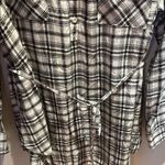 Isabel Maternity Plaid Shirt Black Size undefined Photo 3