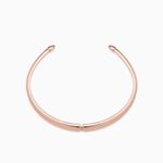 Stella & Dot Pave Inset Rose Gold Cuff Dainty Minimalist understated Elegant Photo 1