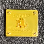 Ralph Lauren Lauren Purple Blue Leather Crossbody Bag Gold Hardware RLL Logo Photo 1