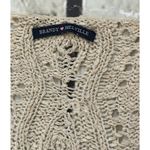 Brandy Melville Beige Crochet Knit Long Sleeve Top Photo 7