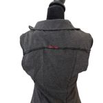 Hard Tail Sleeveless Vest Jacket Womens XS Gray Moto Chic Biker Asymmetrical NEW Photo 7