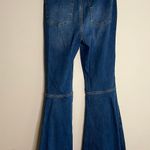 Free People Just Float On Women’s Dark Acid Washed Wide Leg Denim Jeans Photo 3