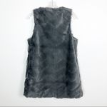 HYFVE Faux Fur Vest Grey Size Medium Photo 7