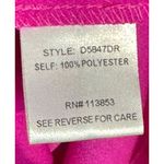 Sugar Lips Sugar+Lips Women's Dress Sweetheart Neck Puff‎ Sleeve Mini A-Line Magenta XL NWT Photo 6