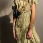 Modern Citizen Smocked Midi Dress Sage Women Size S Minimalist Cottage Prairie Photo 10