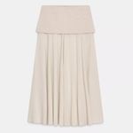 ZARA  NWT matching 2 piece top & skirt co-ord set, flowy drop waist midi skirt Photo 4