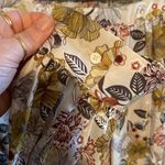 Loft  Floral Satin Boatneck Blouse Bodysuit, XL Photo 3