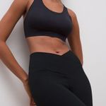 Soma NWT  WKND 24/7 Crossover Waist Bike Shorts | Black | XS Photo 1