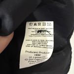 Women's Nife Black Short Sleeve Blouse White Detail Puff Shoulders Medium NWT Photo 2