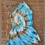 LOVE STITCH TIE DIE HALTER DRESS WITH POCKETS SIZE SMALL Photo 0