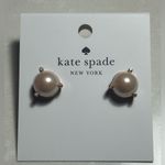 Kate Spade  Blush Pink Pearl Stud Earrings Photo 0