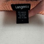 Tangents 90s coral ribbed sweater tank size large Photo 4