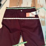 Jen7 Sateen Slim Straight 7 For All Mankind Stretch Pants Size 4 Purple Photo 4