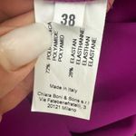 Chiara Boni  Elegant Fitted Formal Ingalee Square-Neck Peplum Dress Size 38 Photo 13