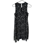 Calvin Klein Women’s Sleeveless Swing Wear to Work Dress Black-White Size 4 Photo 1