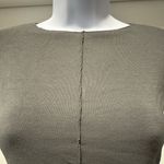 ZARA  Olive Long Sleeve Crop Top Size M Trendy Edgy Chic Photo 2