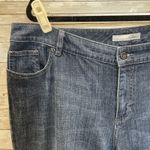 Chico's  Platinum Womens 3.5 Tall XLT Jeans Dark Wash Denim Wide Leg Stretch Photo 9