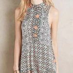 Anthropologie Maeve Lilt Mock Neck Geometric Swing Dress Size XXS Photo 0