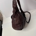 Chocolate Brown Leather Slouchy Crossbody Bag Purse Boho Crescent Y2K SO SOFT Photo 8