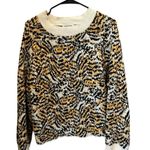 Rachel Comey ‎ Animal Print Crewneck Pullover Sweater - size L Photo 1
