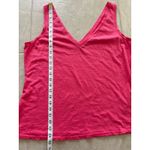 Boden Shirt Womens Large Pink Double V Neck Classic Preppy Minimalist Beachy Photo 7