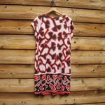 Diane Von Furstenberg  DVF Silk Print Shift Dress Photo 5