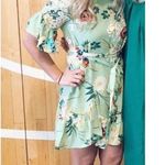 Hello Molly  Green Floral Dress Photo 2