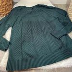 Jason Wu J  Green Cableknit Chunky Sweater Photo 0