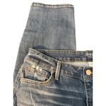 Time & Tru  Distressed Straight Blue Jeans Denim Plus Size 18 Zipper Womens Photo 3