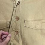 Johnny Was Amika Peplum Military Embroidered Jacket Tan Size Medium Photo 9