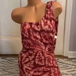 Guess NWT Women’s One Shoulder Dress “Goddess” Plum Size Medium Photo 1