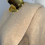 PWR Exclusively Rare Vintage Lambswool Angora blend sweater S Made in Hong Kong Tan Photo 3