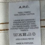 APC Cream Jeans White Size 28 Photo 3