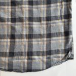 American Eagle  Outfitters Black and Gray Boyfriend Super Soft Plaid Shirt Size M Photo 13