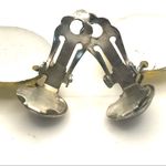 VINTAGE 1980'S YELLOW BAUBLE CLIP ON DANGLE EARRINGS Photo 7