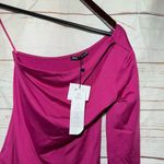 ZARA  • Bodysuit • Magenta • One Long Sleeve • Small Photo 7