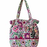 Vera Bradley Floral Tote In Viva La Vera Pattern Photo 0