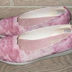 Skechers Pink Cleo Flex Washable Knit Wedge Skimmer Loafers Size 9 Photo 0
