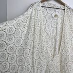 Marie Oliver White Alix Wrap Boho Coverup Cardigan Womens One Size Kaftan Photo 6
