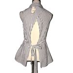 Entro greyish/Black white striped sleeveless top Photo 2