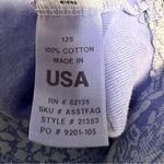 Fresh Produce Paisley V-Neck Women's Top purple cotton size L Large Photo 5