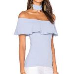 Donna Mizani x REVOLVE NWT Powder Blue Mila Top Size Small Photo 8
